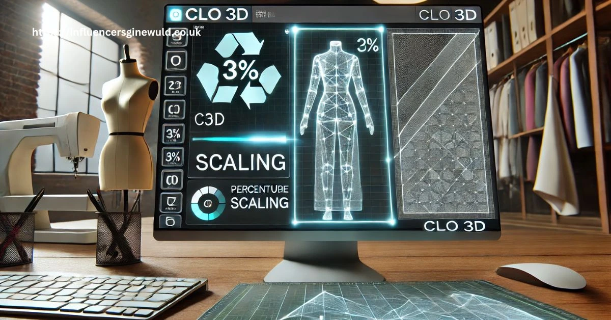 how to scale by a percent in clo3d​