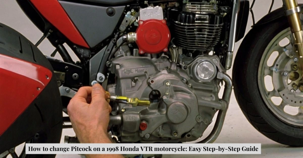 How to change Pitcock on a 1998 Honda VTR motorcycle​