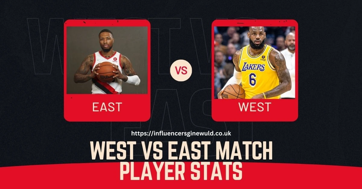 West vs East match player stats